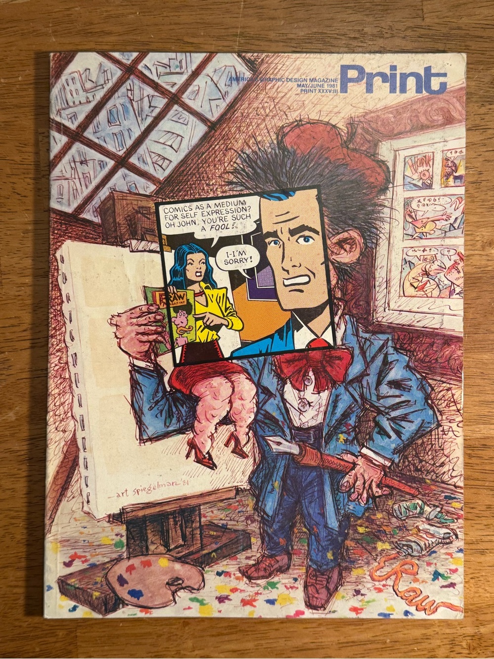 PRINT Magazine, Graphic Design, May June 1981, Vintage Art Spiegelman